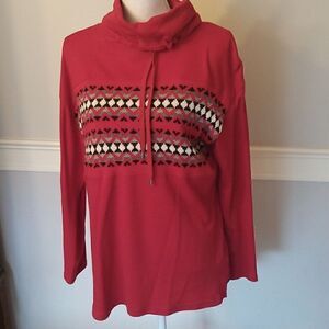 Chaps long sleeve top size medium